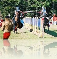 Bild 2 Im Turnier - A Plaisance gegen den Italiener (Destrier)