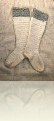 Bild 6 Nadelgebundene Kniesocken